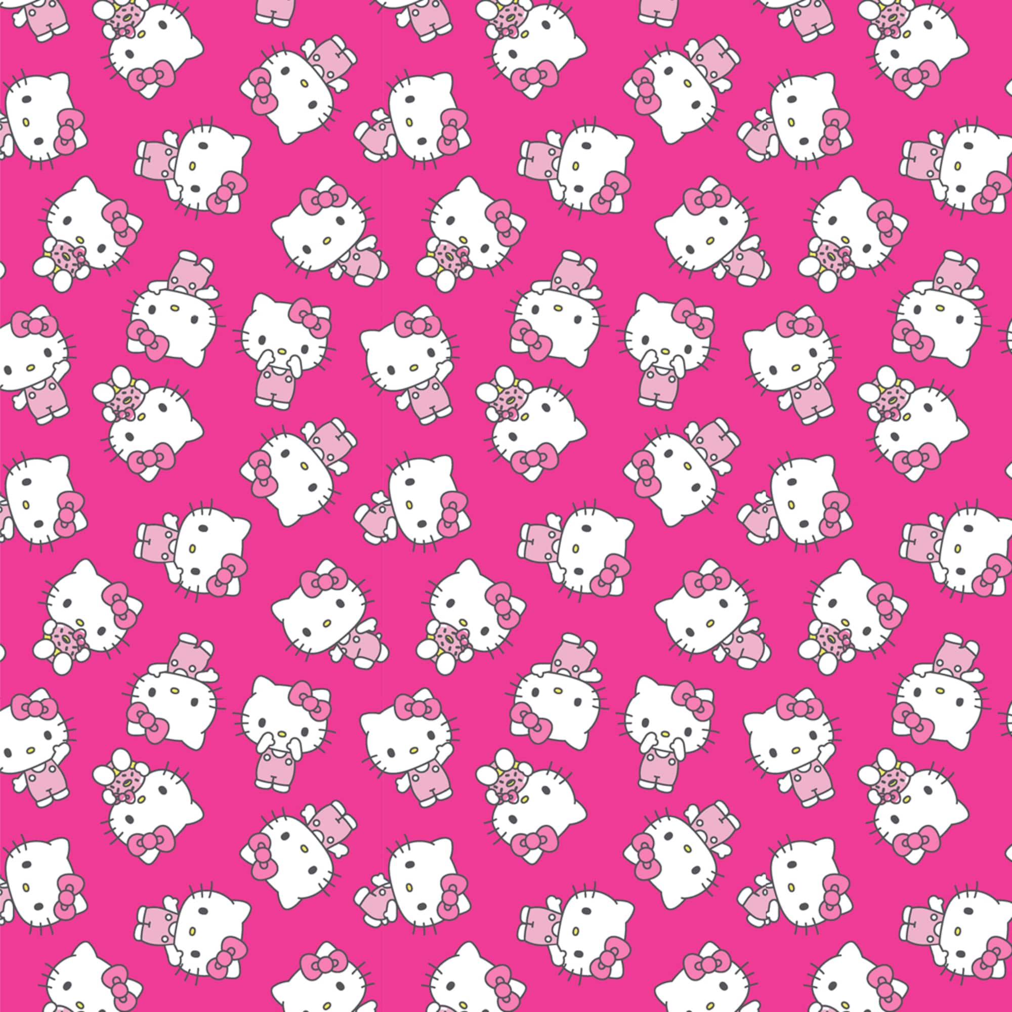 Hello Kitty® Pink Sweet Cotton Fabric